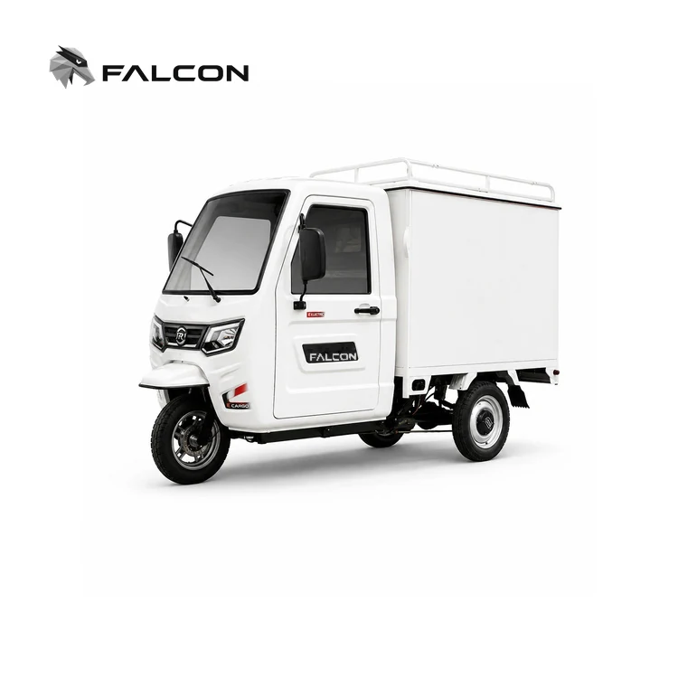 Full-Cab Enclosed Electric Delivery Tricycle – ECV-006