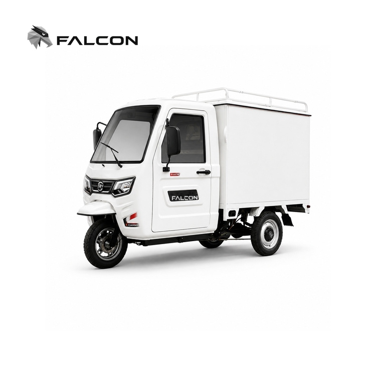 Full-Cab Enclosed Electric Delivery Tricycle – ECV-006